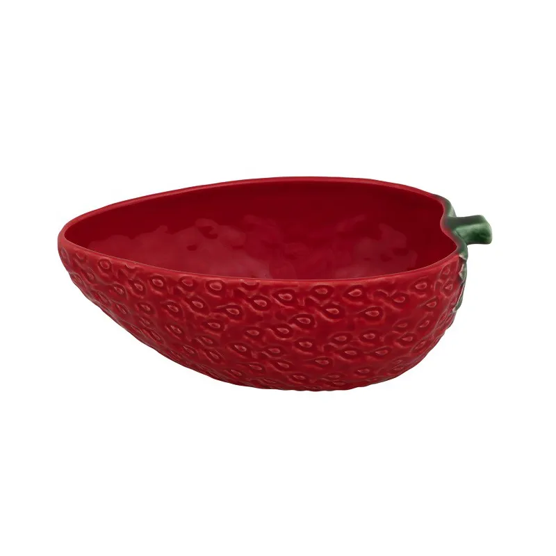 OVAL BOWL STRAWBERRY - 24 CM