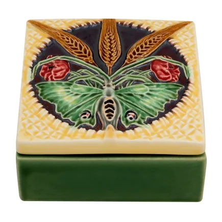 CERAMIC BOX WITH BUTTERFLY