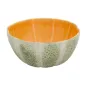 BOWL - 13 CM, GREEN AND ORANGE, MELON