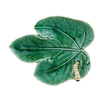 Fig Leaf with caterpillar 18,5 cm