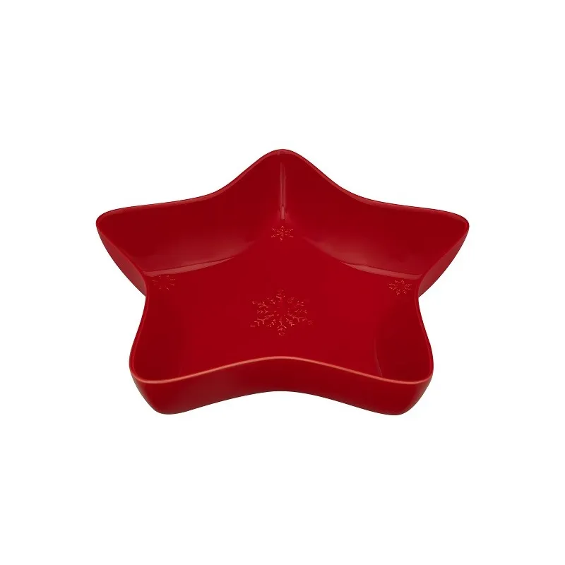 STAR BOWL - 45 CM, RED