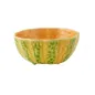 BOWL 16 CM, GREEN AND ORANGE