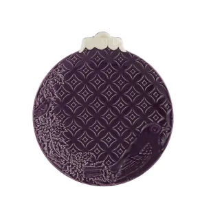 FRUIT PLATE - 22 CM, PURPLE