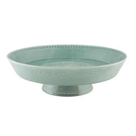 FOOTED FRUIT BOWL 35 MORNING BLUE R