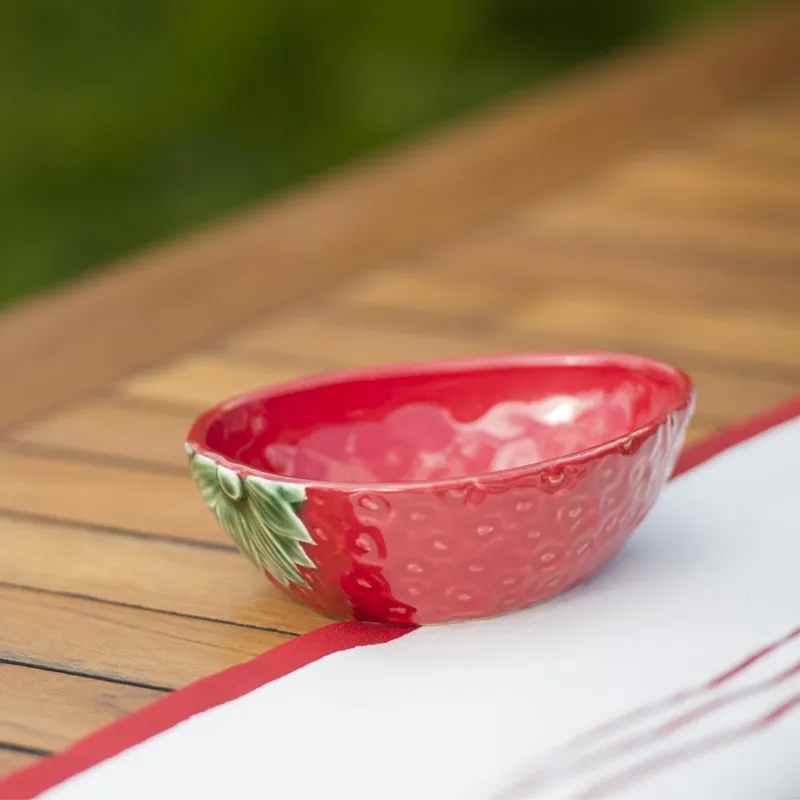 OVAL BOWL STRAWBERRY - 13,5 CM