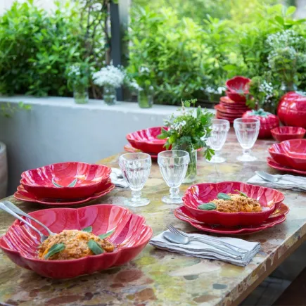 PASTA BOWL - 34 CM, RED, TOMATO