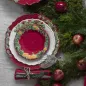 DESSERT PLATE - 22 CM, RED