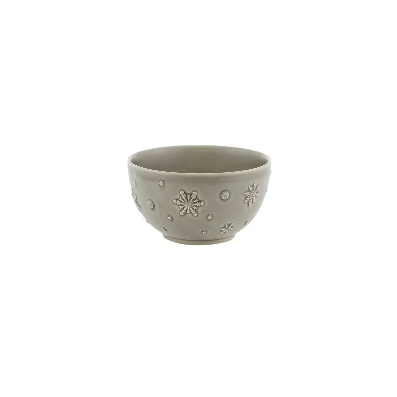 Snowflakes - Anthracite Bowl 15