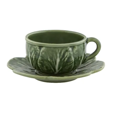 Cabbage - Tea cup and saucer