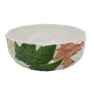Salad bowl, platan leaves