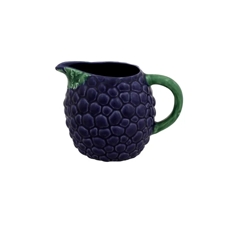 GRAPE-FORMED JUG, CERAMIC